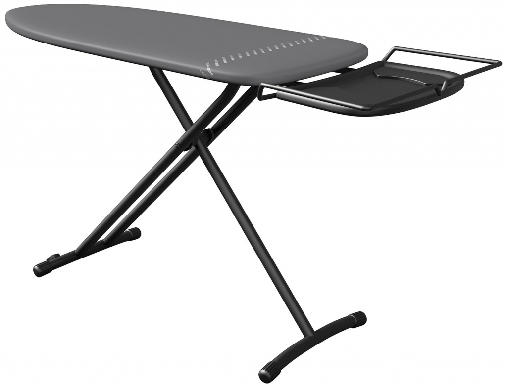 VIOFOTT Bügelbrett Klappbar - Höhenverstellbar 65-95cm, 120x34cm, Für Dampfbügelstationen